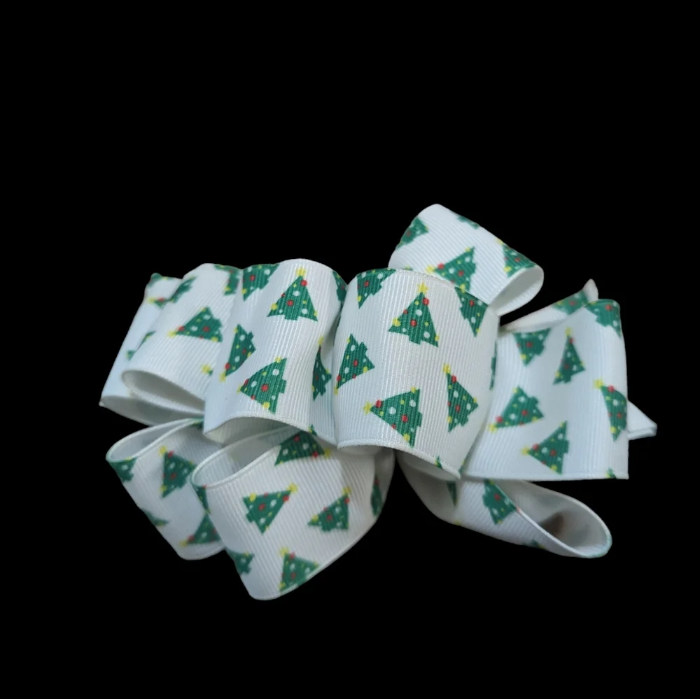 Christmas Tree 🎄 Hair Bow Barrette